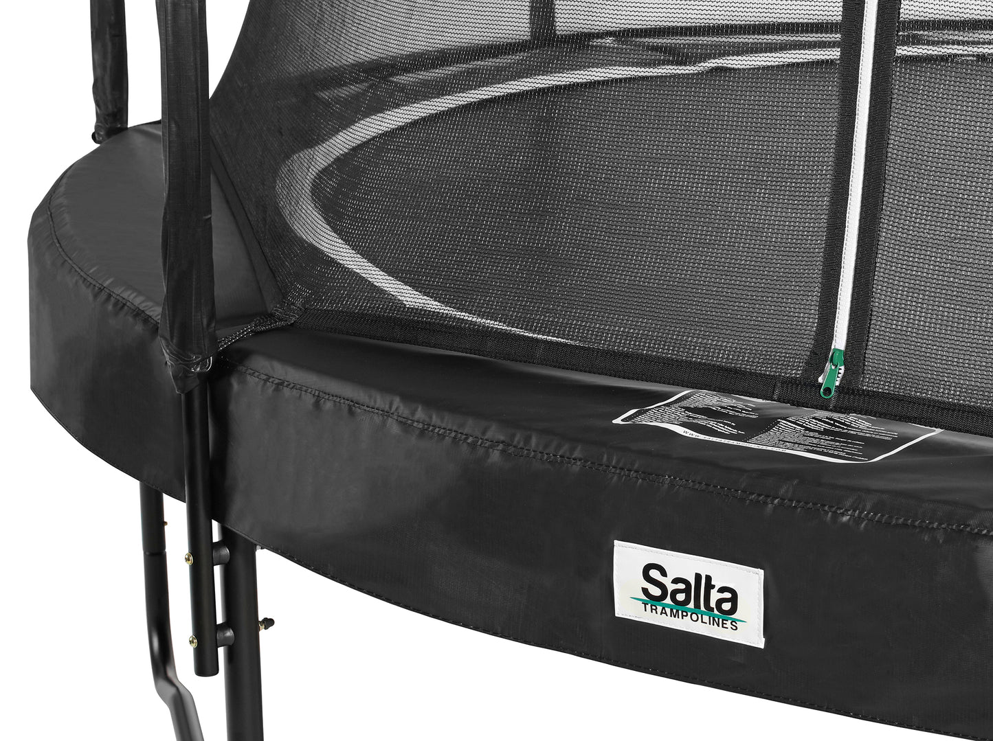 Trampoliini Premium Black Edition Ø396 cm, musta Salta
