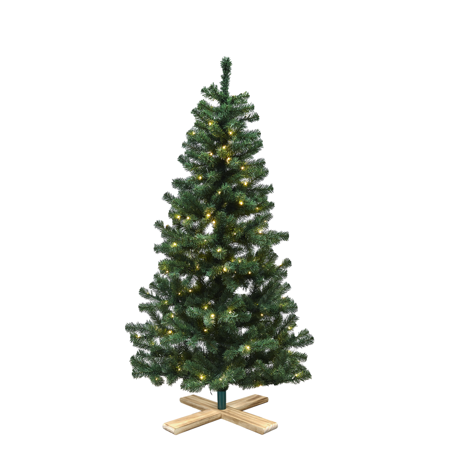 Joulukuusi PVC "Alex", jalusta mäntyä NORDIC WINTER