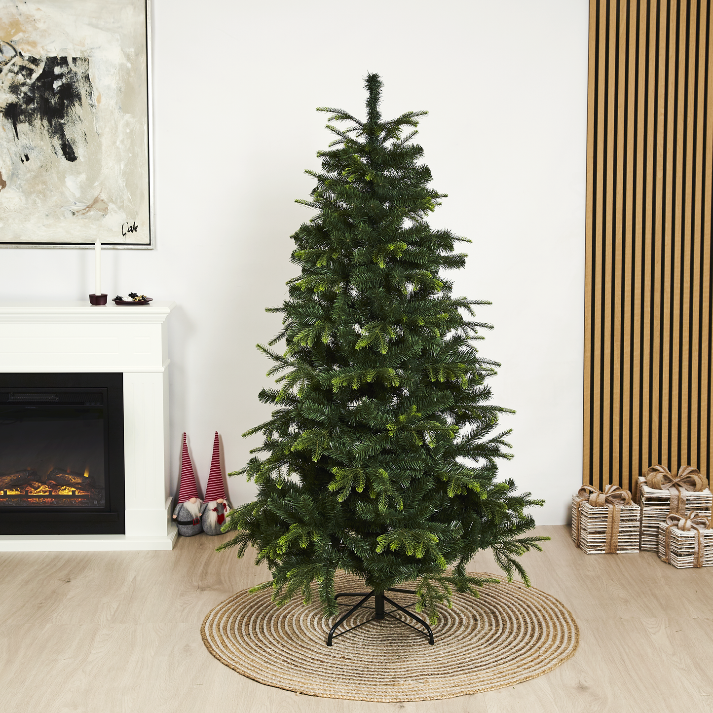 Joulukuusi PE/PVC "ALVA", Luokka A, 140x96 cm ilman valoja NORDIC WINTER