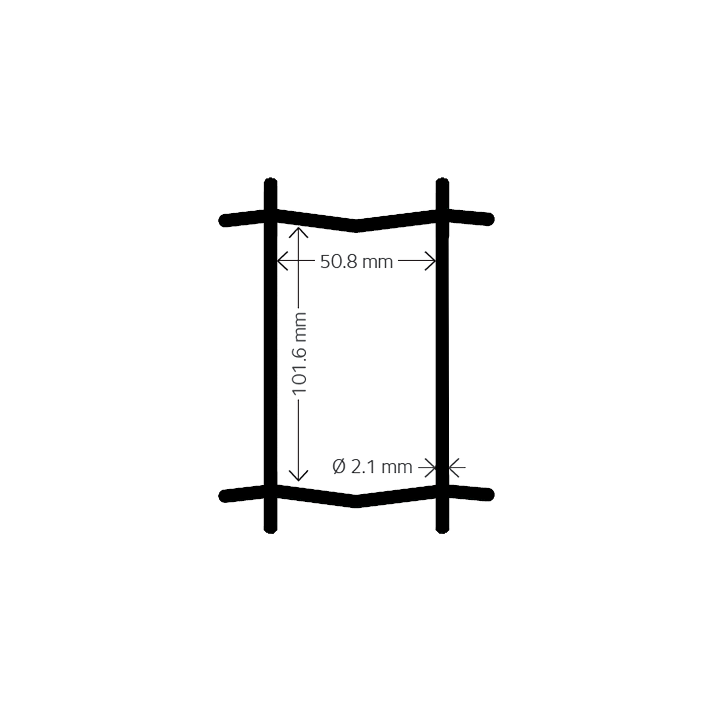 Puutarha-aita, 0% PVC, musta, 5 x 10 cm, 120 cm x 25 m
