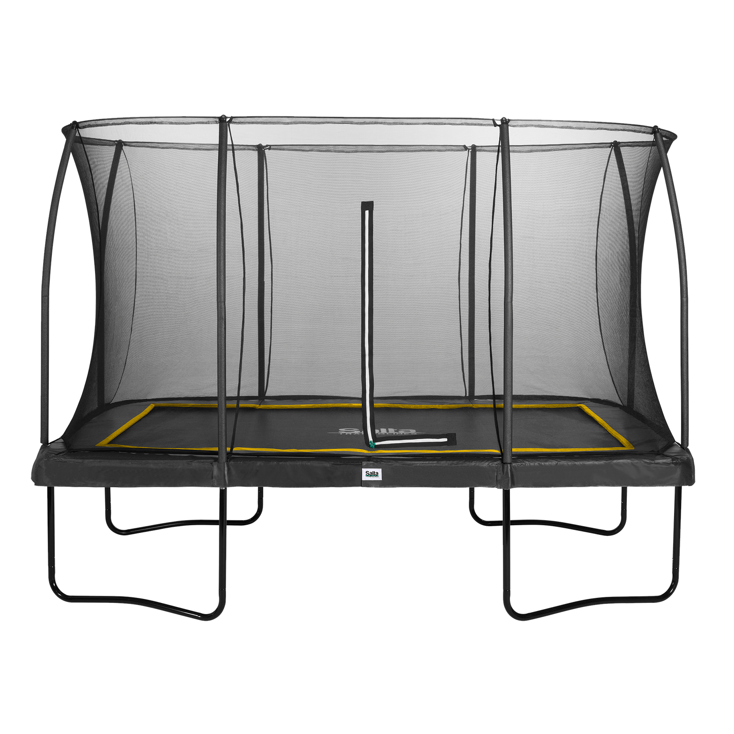 Trampoliini Comfort, kulmikas 366 x 244 cm, musta Salta