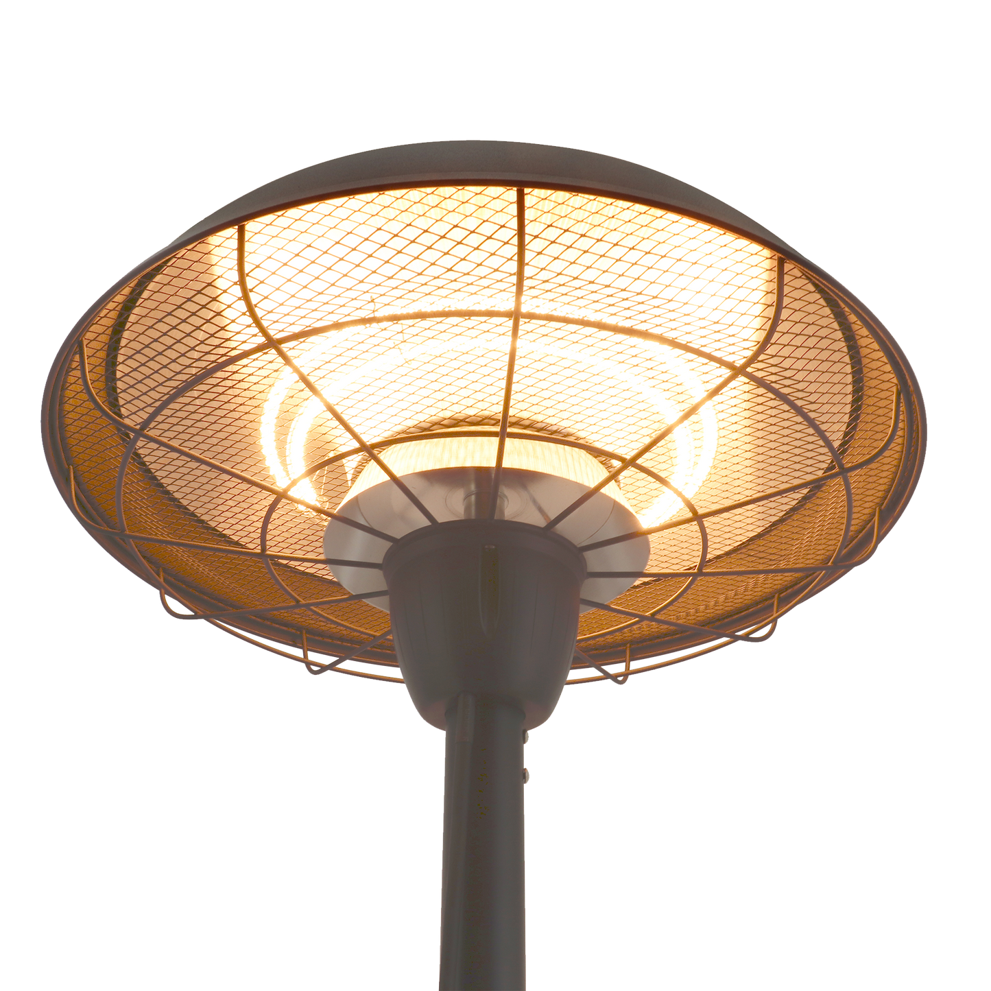 Terassilämmitin 900/2100W lattiamalli, HA, musta HORTUS