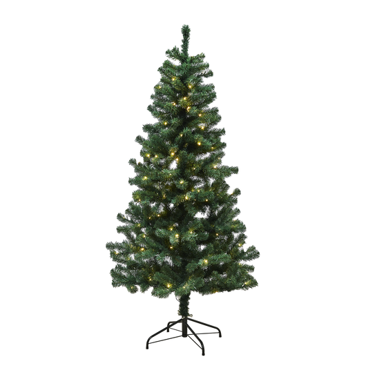 Joulukuusi PVC "ASKE" Luokka B+, 100 x 48 cm valoilla NORDIC WINTER