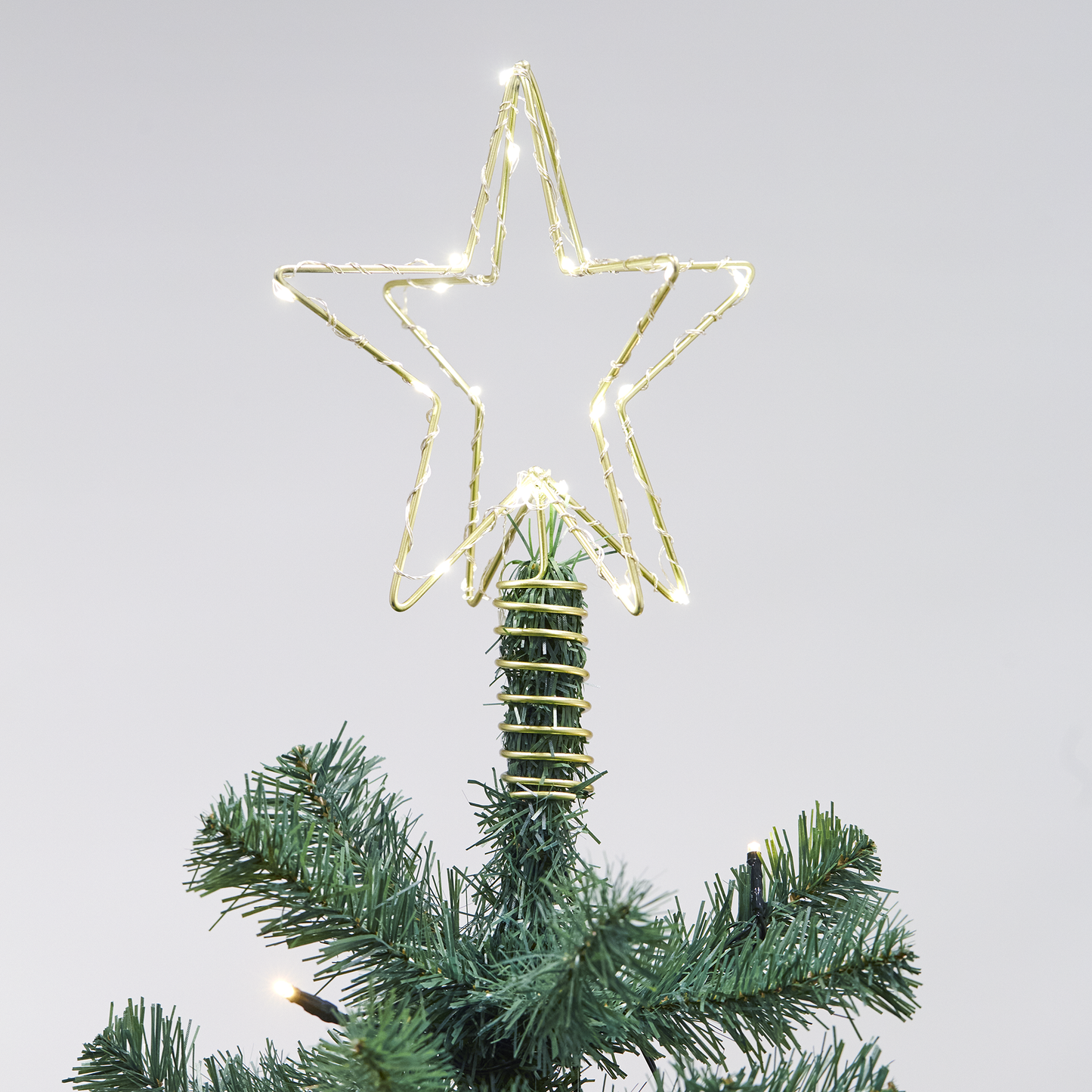 3D latvatähti LED-valolla ja liittimellä nw joulukuuseen 25 x 19 x 19 cm NORDIC WINTER