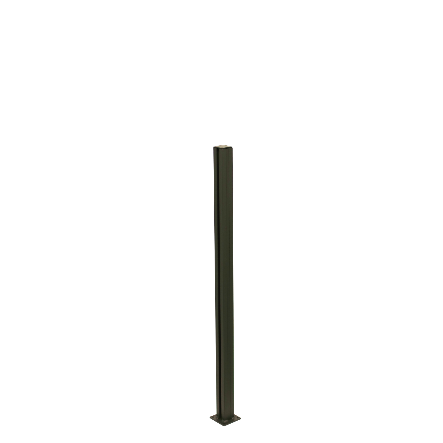Multi -alumiinitolppa 100 cm lasipaneelille, 108 cm HORTUS