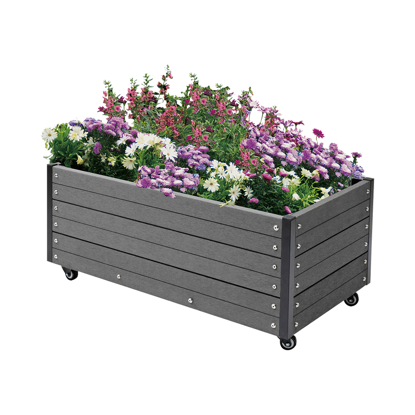 Istutuslaatikko, komposiitti 36 x 90 x 50 cm HORTUS