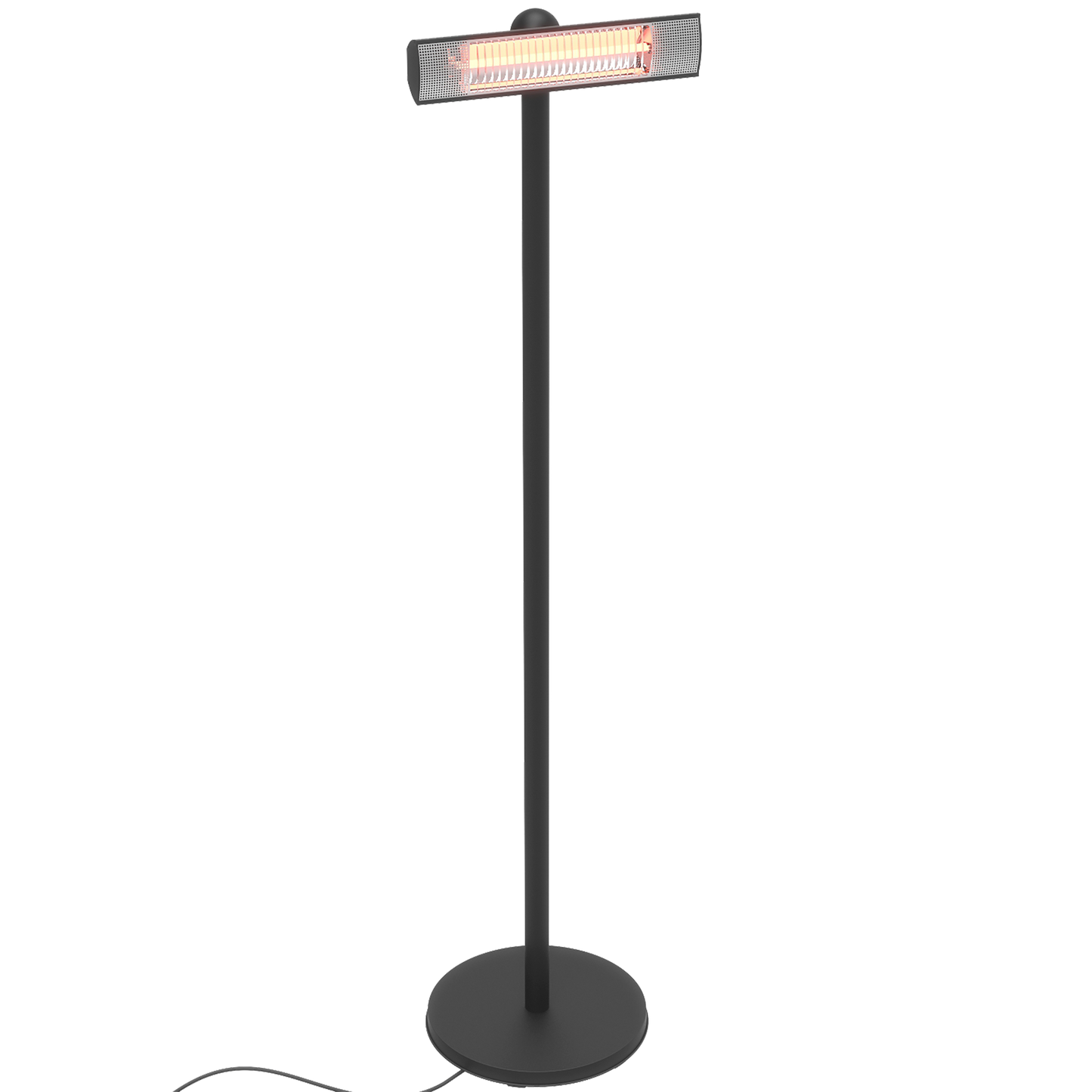 Terassilämmitin, lattiamalli 1500 W GT, musta HORTUS