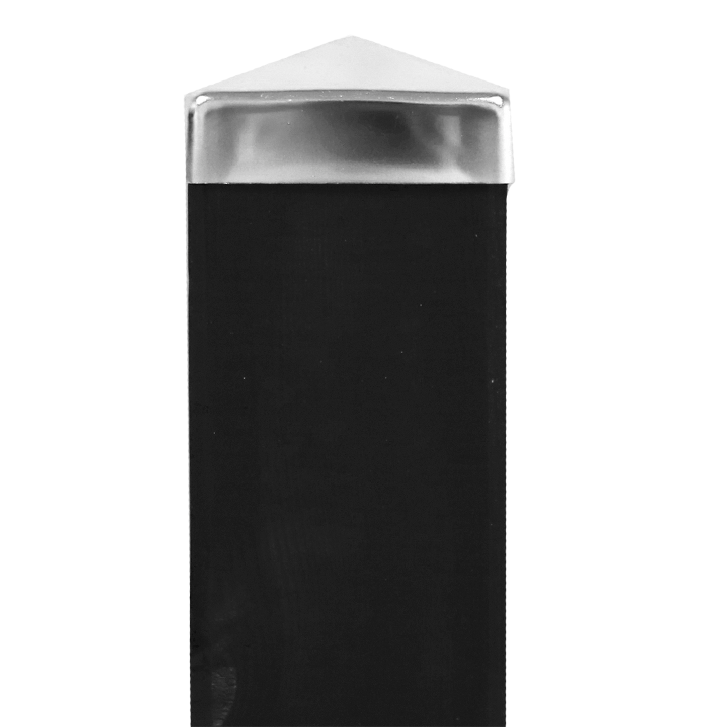 5 kpl erä, Tolpanhattu, ruostumaton, 71 x 71 mm