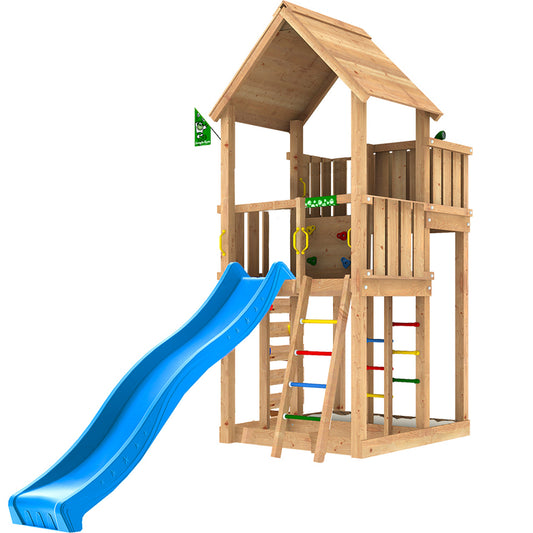 Leikkitorni Jungle Gym Palace 2.1 ilman liukumäkeä