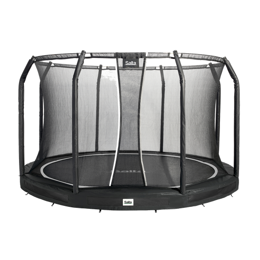 Trampoliini Premium Ground sis. turvaverkon Ø427 cm Salta