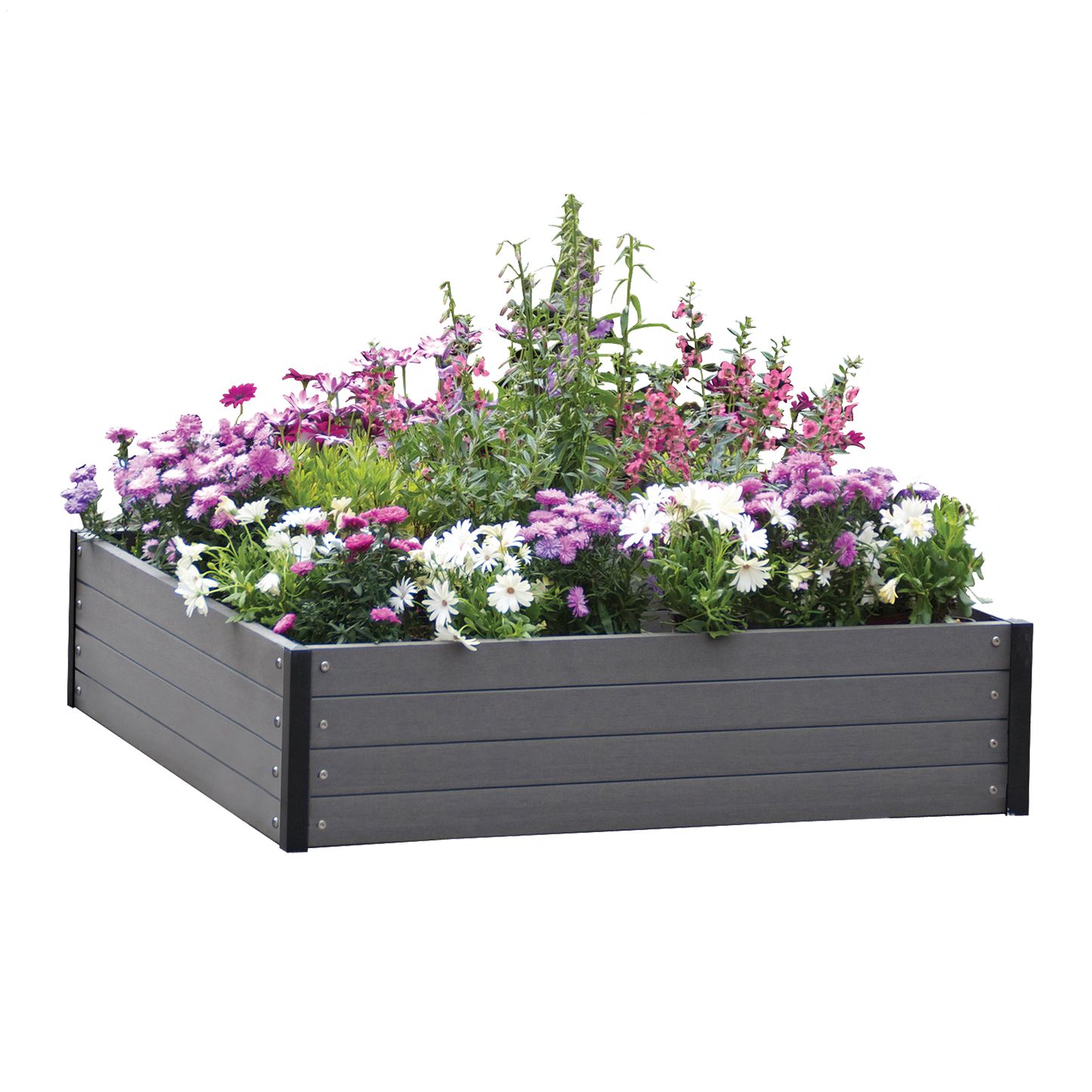 Kasvilava, komposiitti, 24x110x110 cm HORTUS