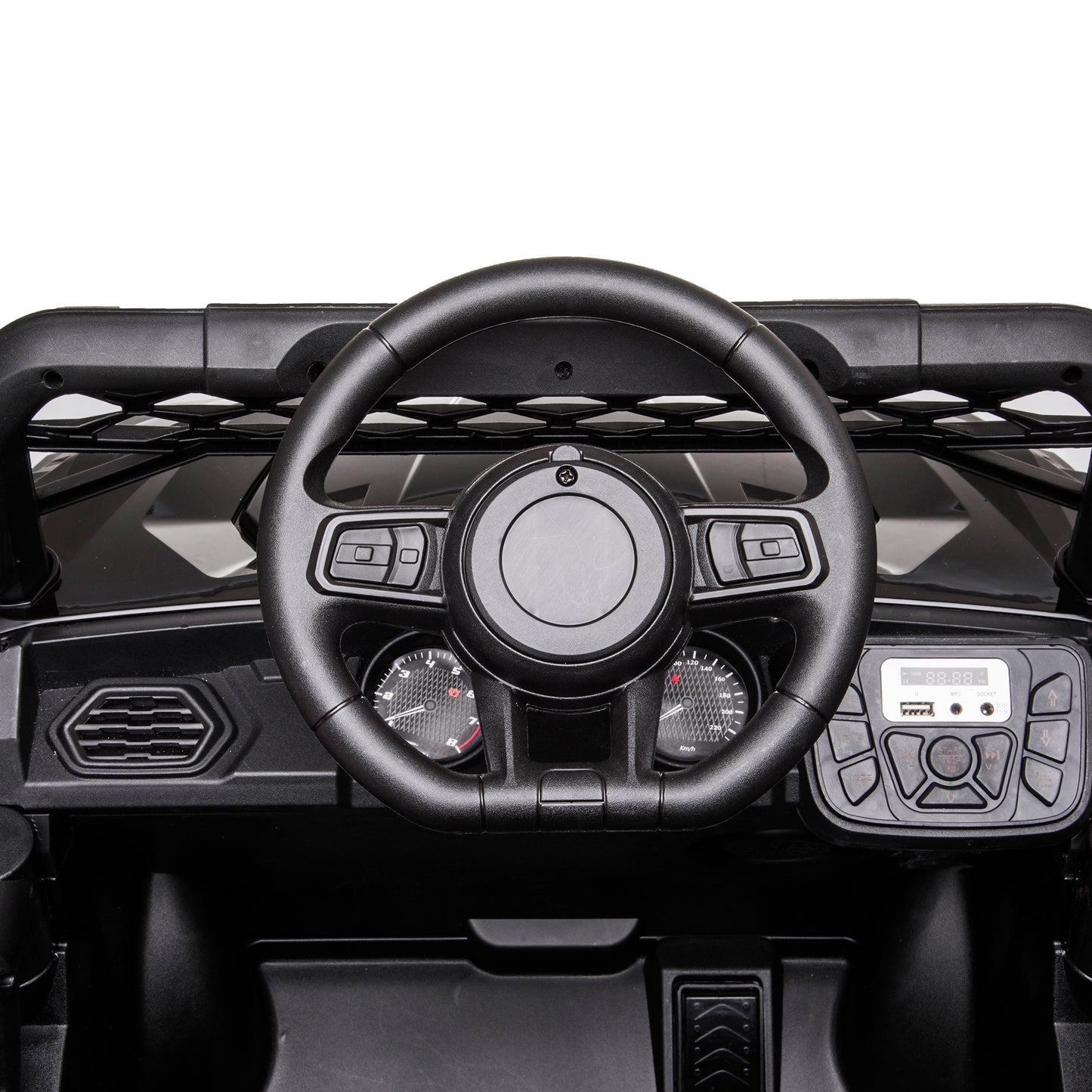 Sähköauto, Offroader, 12V7AH, EVA-renkaat, musta NORDIC PLAY