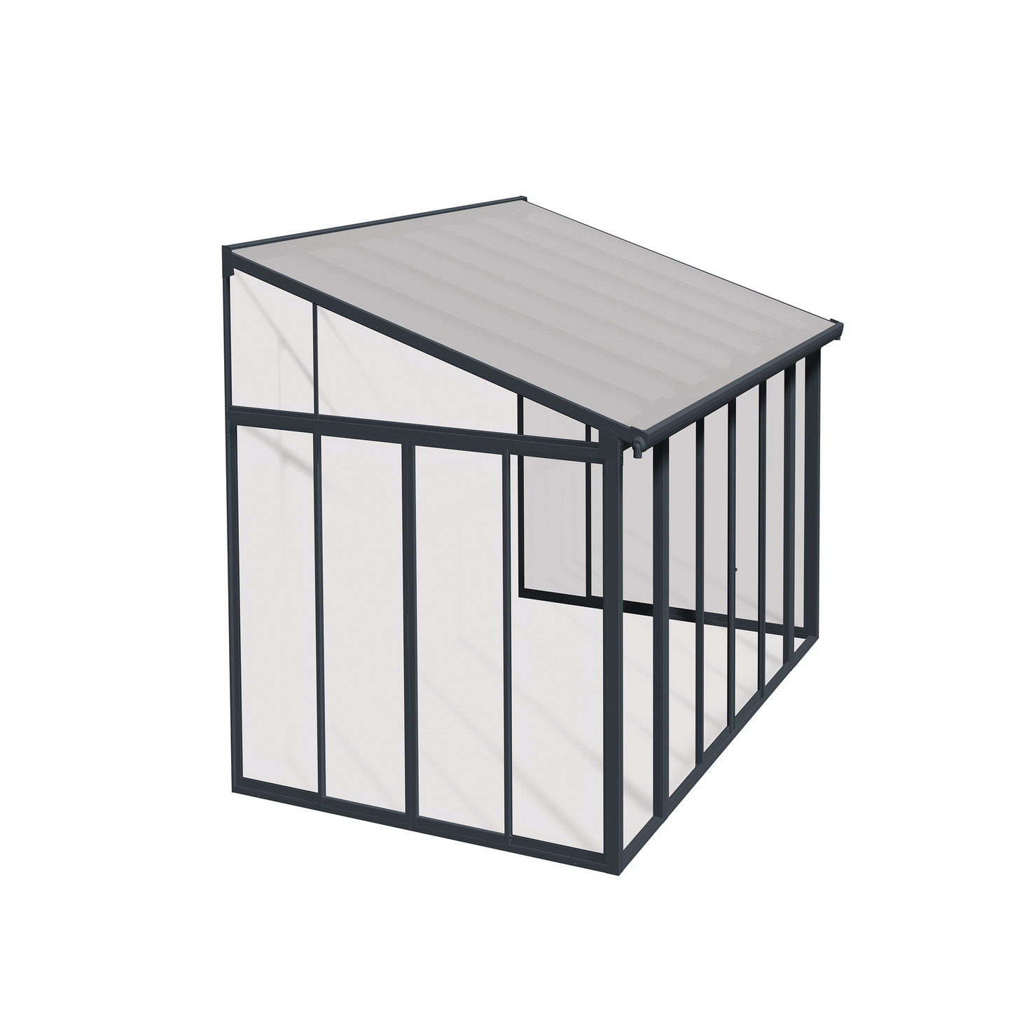 Viherhuone SanRemo 3x4,25, harmaa Palram - Canopia