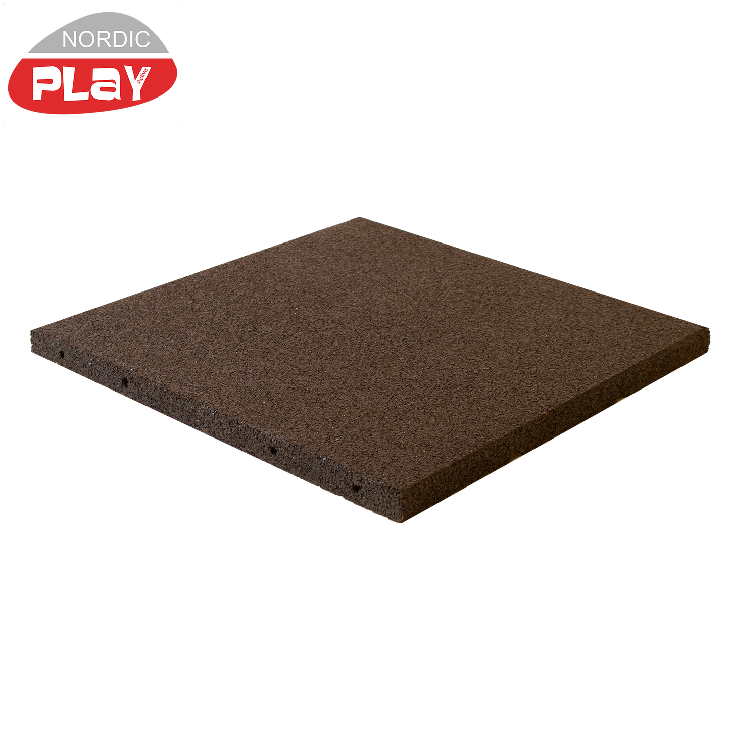Kumilaatta 500 x 500 x 30 mm musta NORDIC PLAY