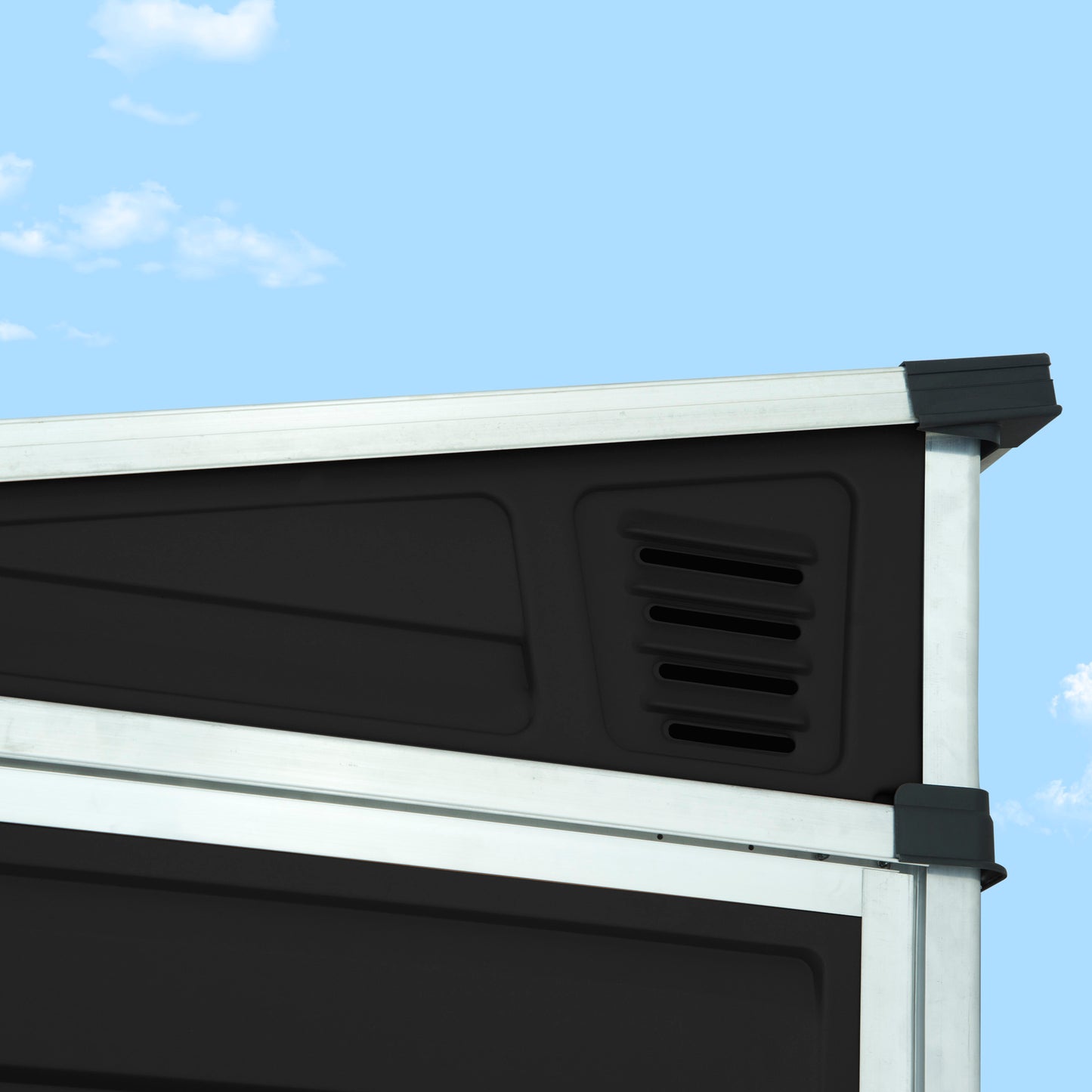 Pihavaja SKYLIGHT PENT 2,1 m2 keskiyön harmaa Palram - Canopia