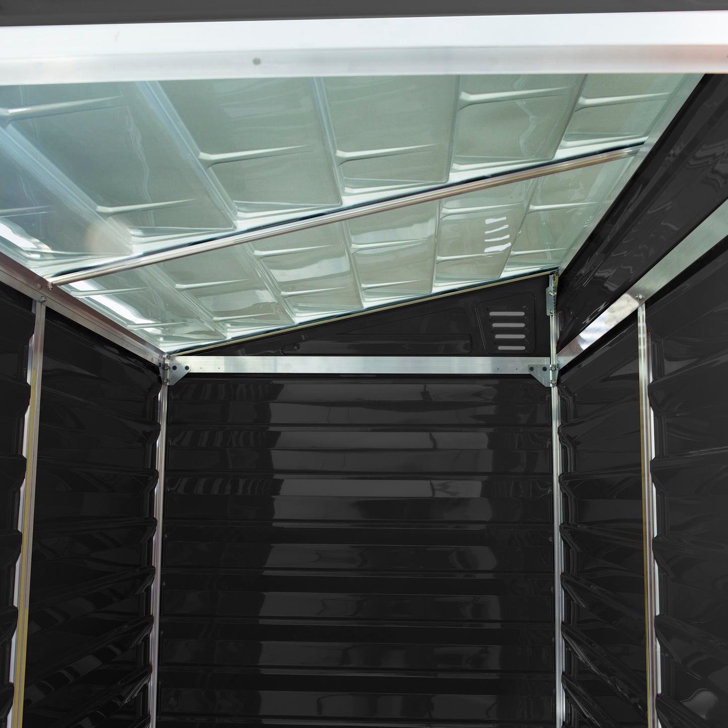 Pihavaja SKYLIGHT PENT 2,1 m2 keskiyön harmaa Palram - Canopia