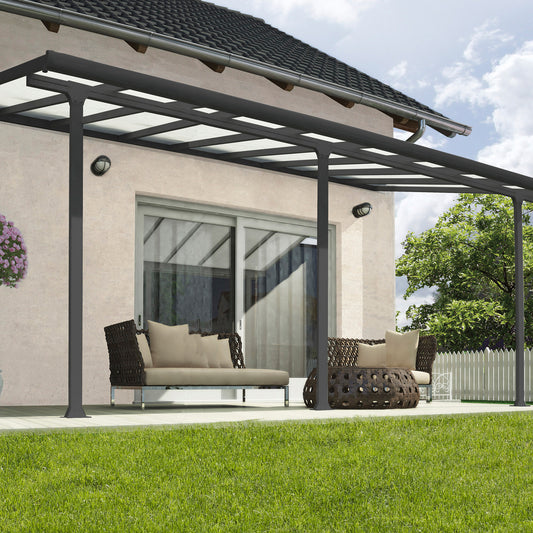 Terassikatos Feria 16,1 m2, harmaa Palram - Canopia