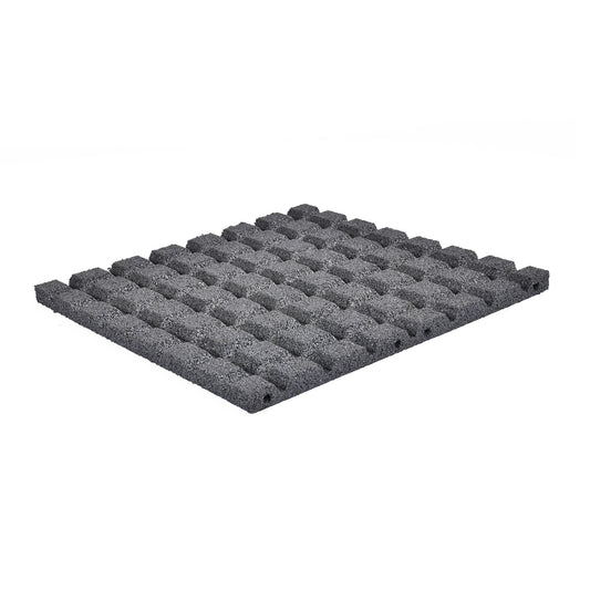 Kumilaatta 500 x 500 x 30 mm harmaa NORDIC PLAY