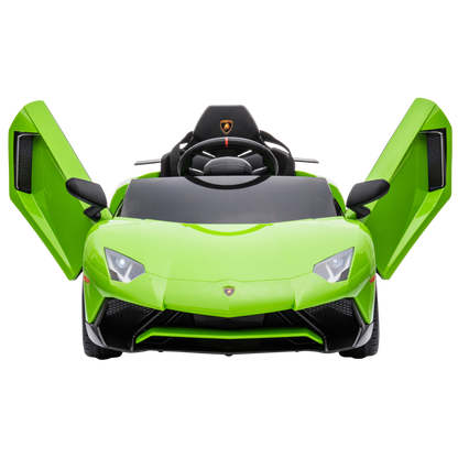 Sähköauto Lamborghini Aventador, 12V, limenvihreä, NORDIC PLAY