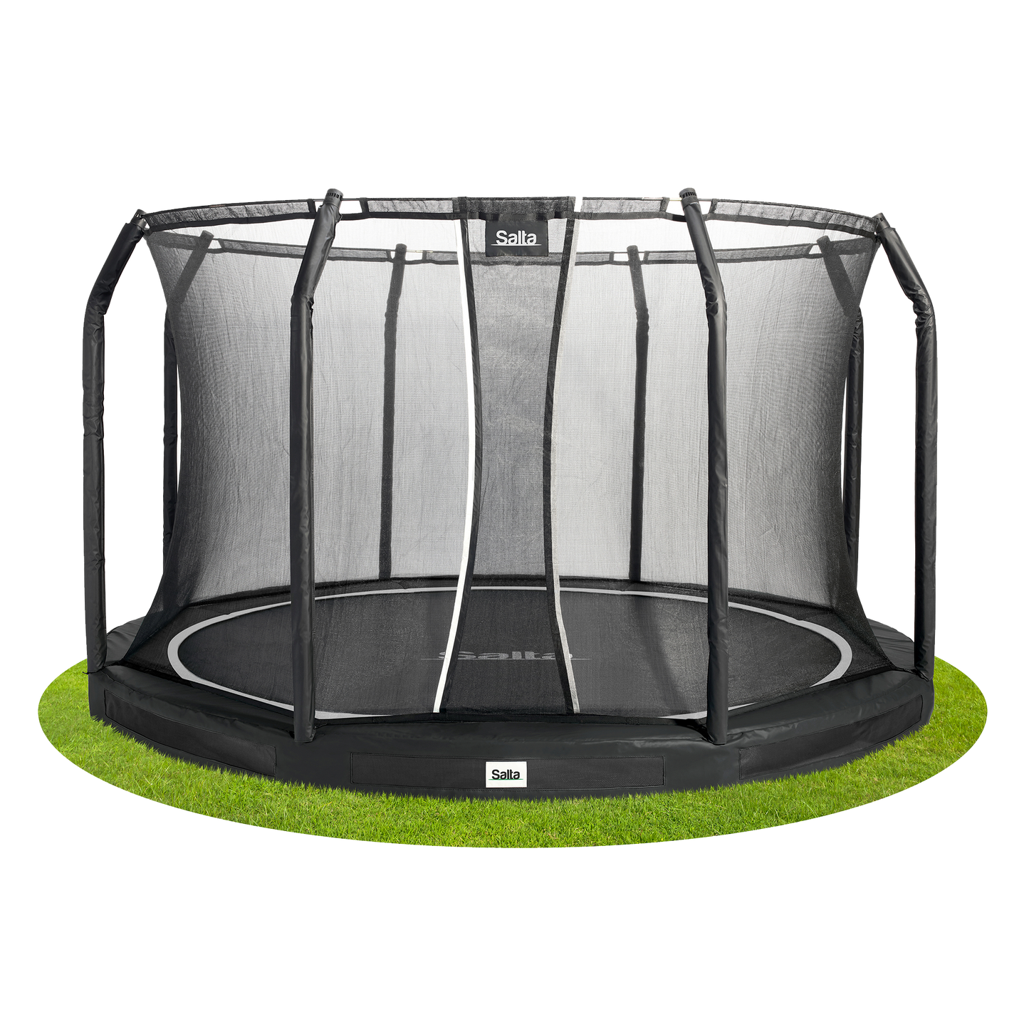 Trampoliini Premium Ground sis. turvaverkon Ø427 cm Salta