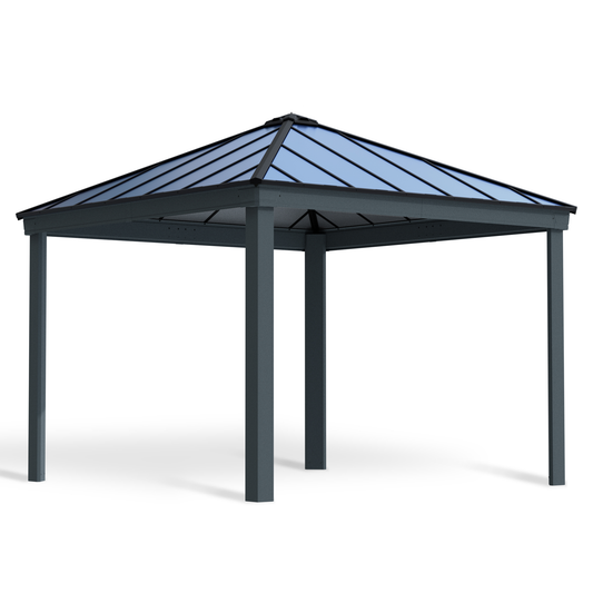 Paviljonki Dallas 4.2 x 4.2 m harmaa Palram - Canopia