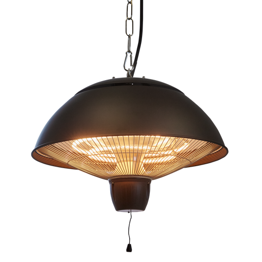Terassilämmitin, ripustettava malli, musta 600/1500 W HA HORTUS