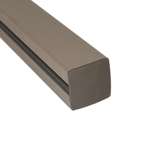 Tolppa alumiini antrasiitti 8,4 x 8,4 x 270 cm HORTUS