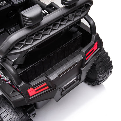 Sähköauto, Offroader, 12V7AH, EVA-renkaat, musta NORDIC PLAY