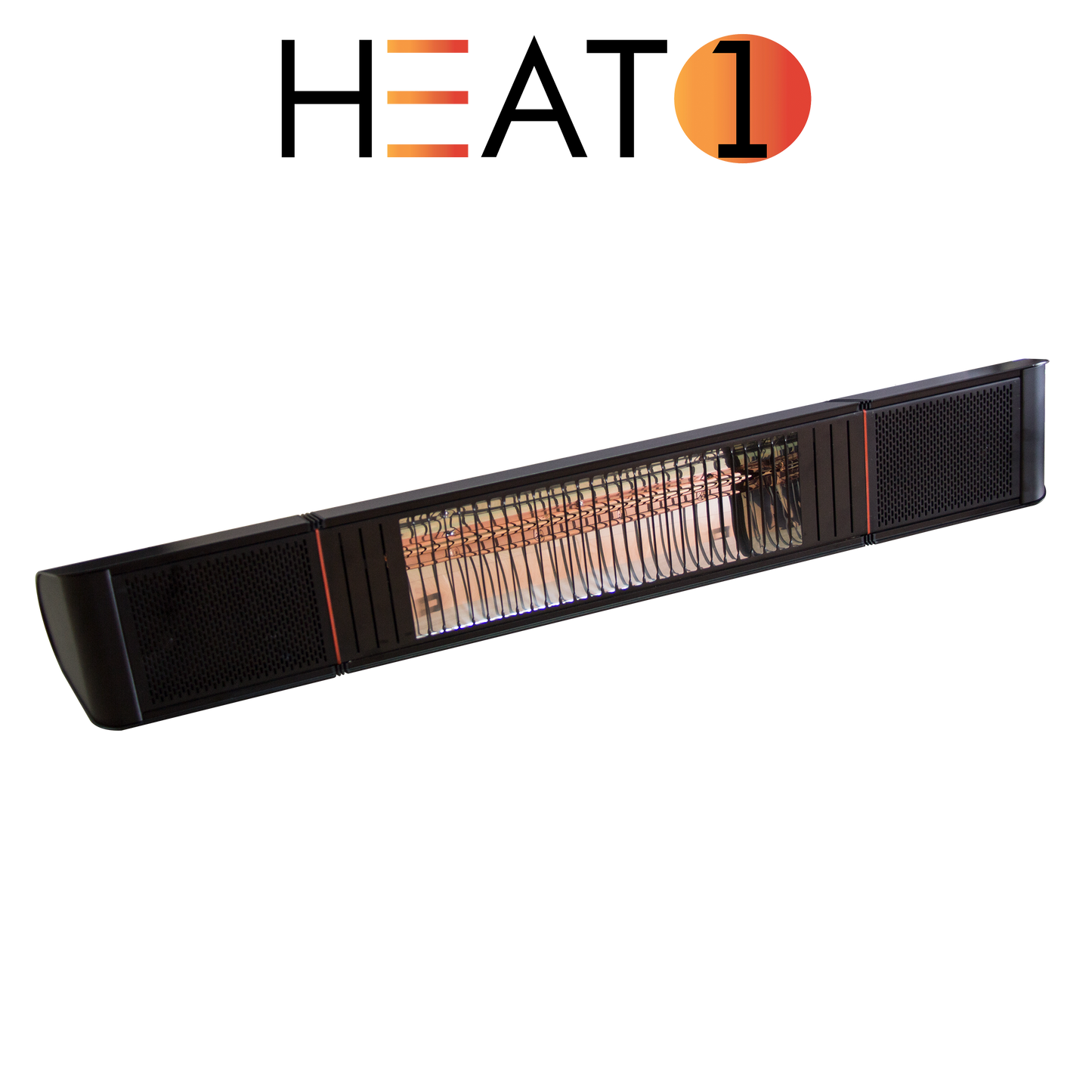 Terassilämmitin ECO pro-line 2000W, BT -sovellus ja kaiuttimet, musta HEAT1