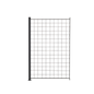 1 Lisäpaneeli säleikköä 150 x 100 cm, antrasiitti, mukana 1 kpl 158cm alumiinitolppa