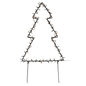 Metallinen joulukuusi 75 cm LED-valoilla, 175 lediä NORDIC WINTER