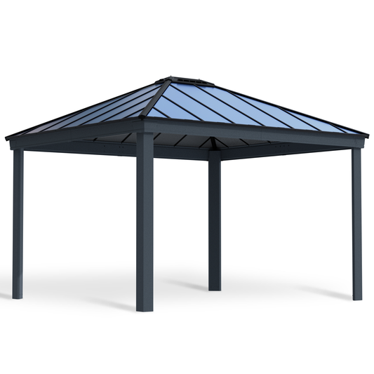 Paviljonki Dallas 4.2 x 4.8 m harmaa Palram - Canopia