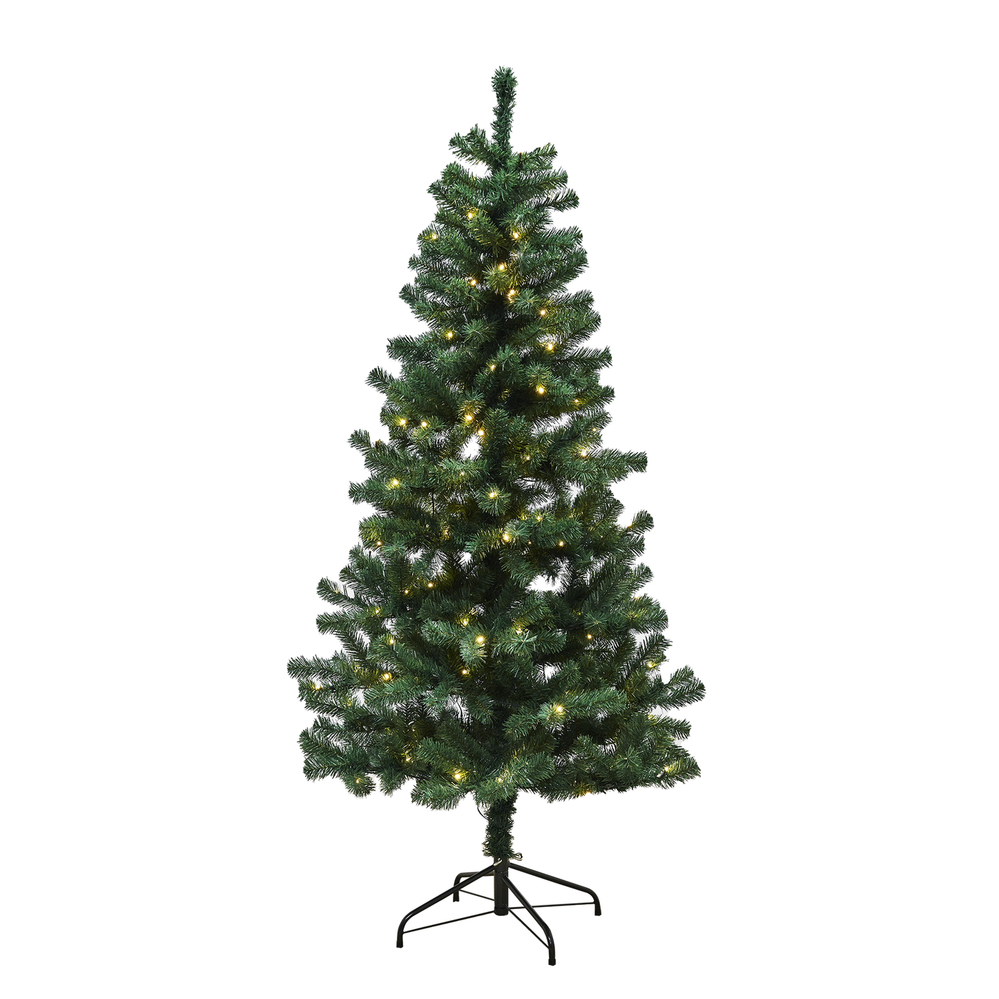Joulukuusi PVC "ASKE" Luokka B+, 100 x 48 cm valoilla NORDIC WINTER