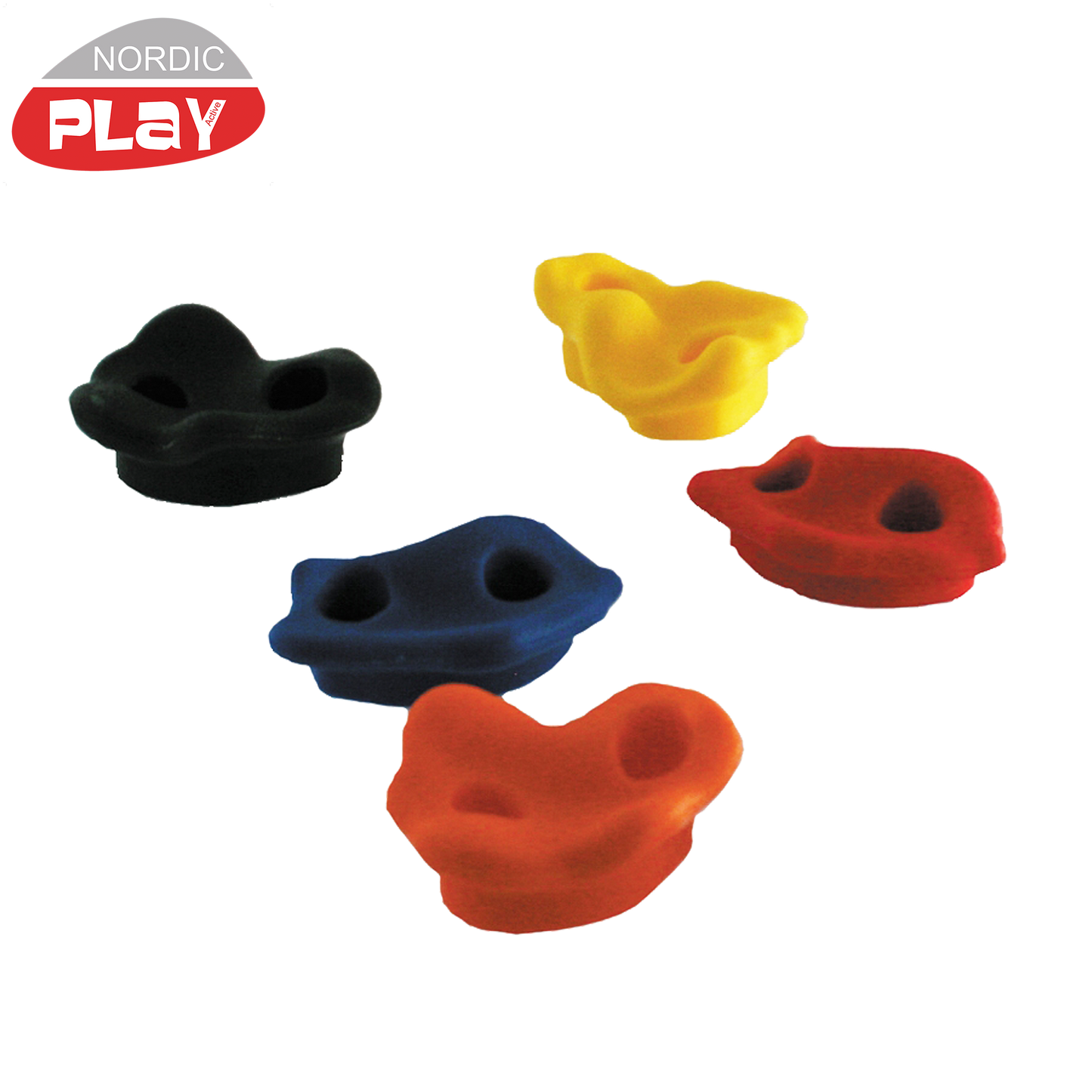 Kiipeilyotteet, sis. ruuvit, muovia, 5 kpl NORDIC PLAY