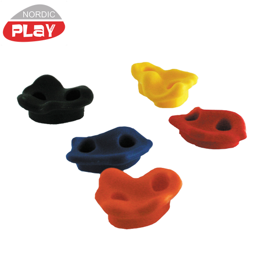 Kiipeilyotteet, sis. ruuvit, muovia, 5 kpl NORDIC PLAY