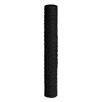 Kudotto verkko, musta, 25 x 1000 mm, 0,7 mm, 10 m