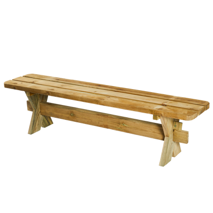 Penkki, painekyllästettyä mäntyä 48 x 177 x 38 cm, HORTUS AUTHENTIC