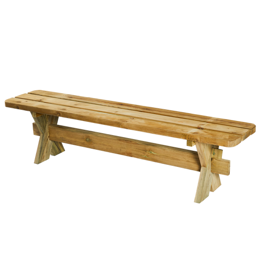 Penkki, painekyllästettyä mäntyä 48 x 177 x 38 cm, HORTUS AUTHENTIC