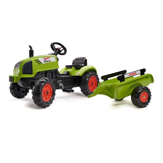 Traktori peräkärryllä FALK Claas