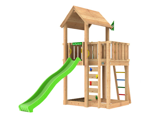 Leikkitorni Jungle Gym Mansion 2.1 ilman liukumäkeä