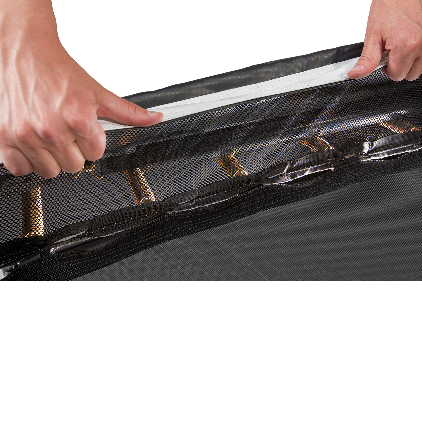 Trampoliini Royal Baseground Sport 396 x 244 cm, musta Salta
