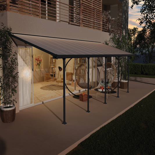 Terassikatos Feria 25,0 m2, antrasiitti Palram - Canopia