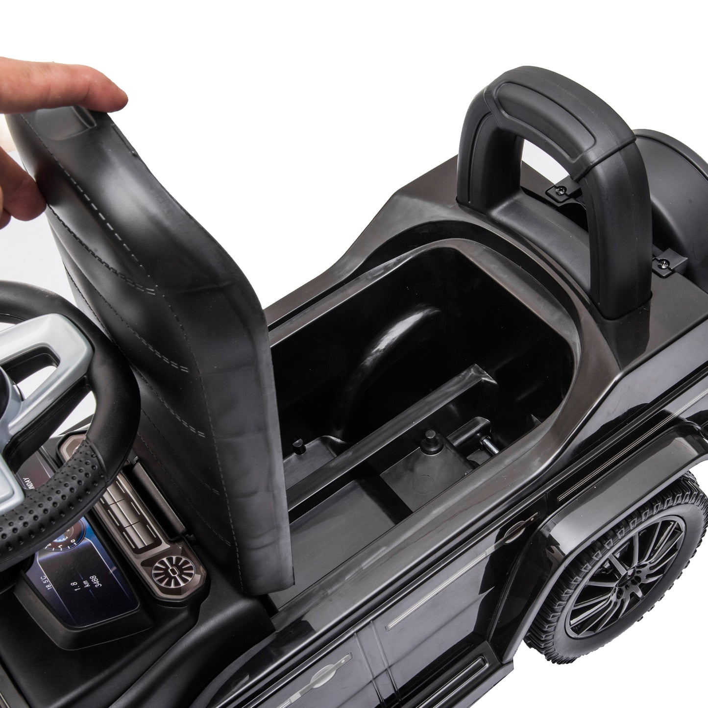 Potkuauto Mercedes-Benz lisenssi G350D musta NORDIC PLAY