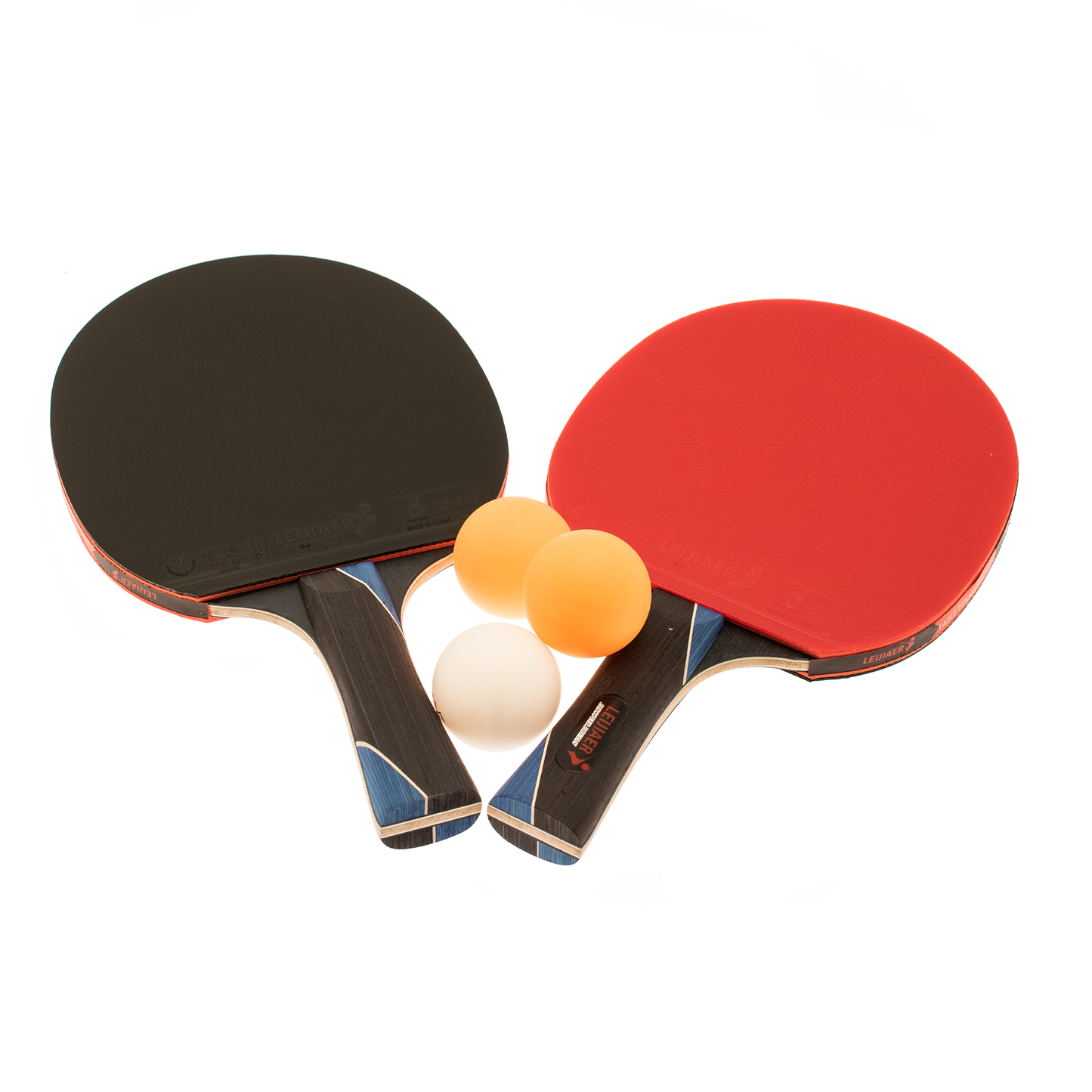 Pöytätennismailasetti PRO, 2 mailaa ja 3 palloa NORDIC Games