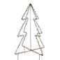 Metallinen joulukuusi, 120 cm, 130 LED -valoa NORDIC WINTER