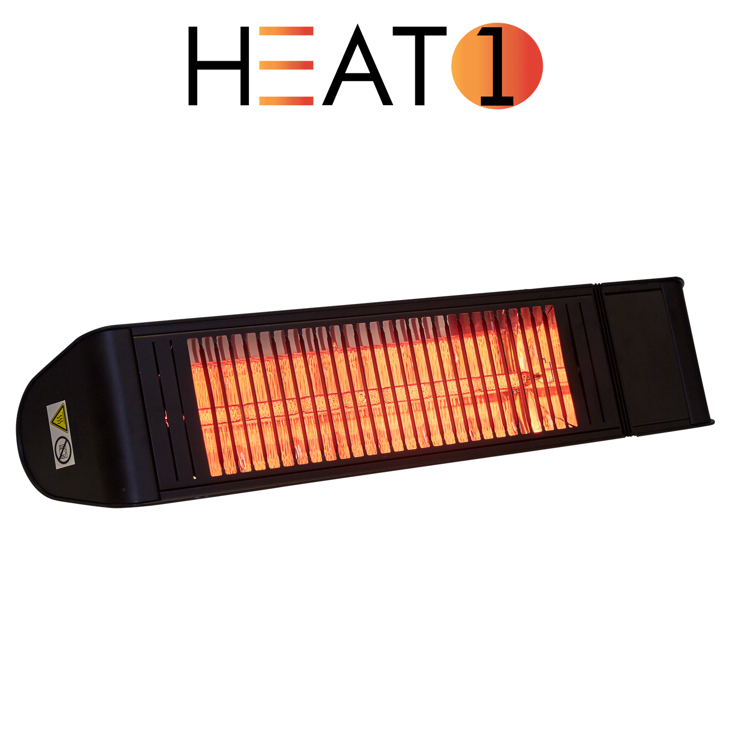 Terassilämmitin ECO Pro-line 2000 W, musta HEAT1