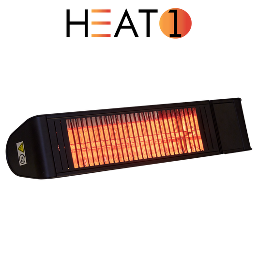 Terassilämmitin ECO Pro-line 2000 W, musta HEAT1