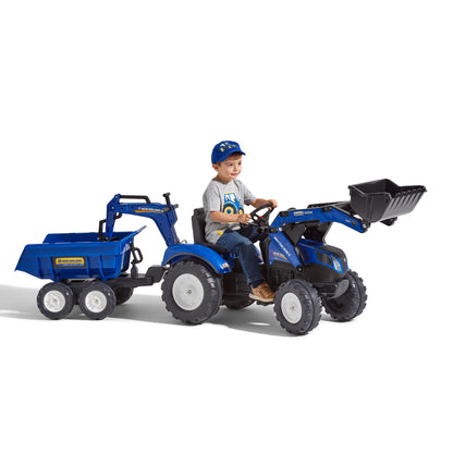 Kaivuri sis. peräkärryn kipillä FALK New Holland