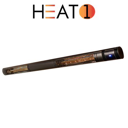 Terassilämmitin ECO high-line 2 x 1500 W, musta HEAT1