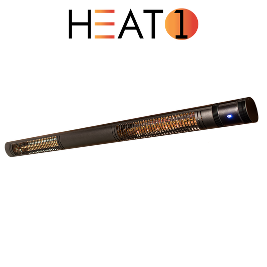Terassilämmitin ECO high-line 2 x 1500 W, musta HEAT1